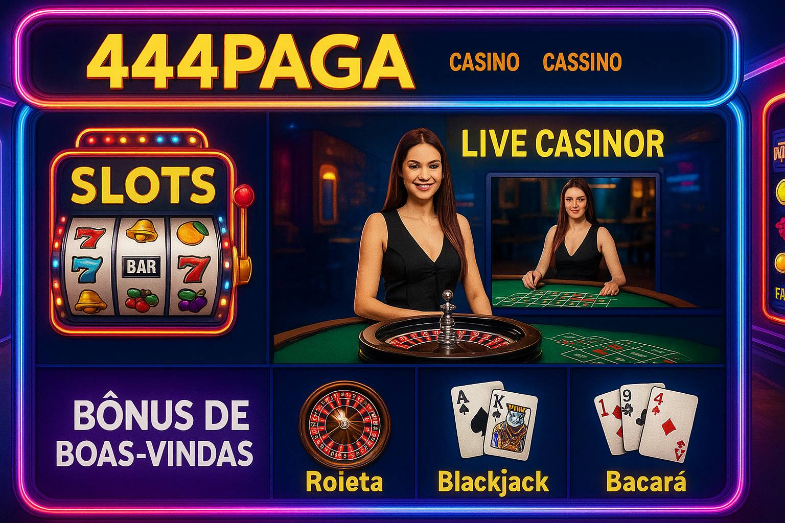 O 444PAGALive Casino lança promoções regularmente